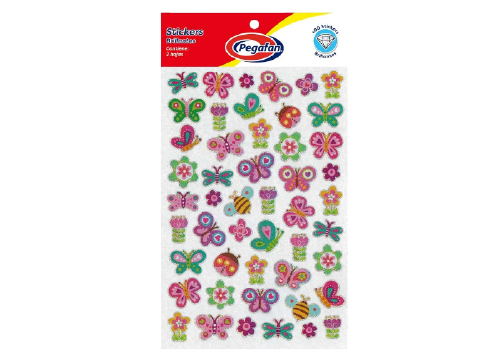 ETIQUETA ESCOLAR INSECTS 01 MARIPOSAS